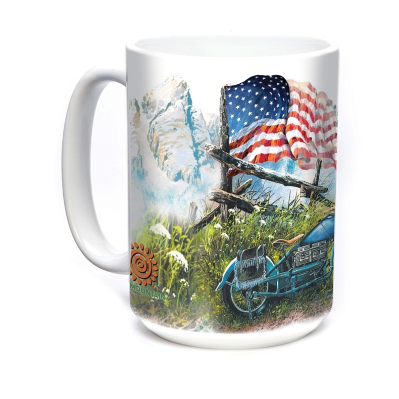 XXL-Tasse von The Mountain - Biker Americana