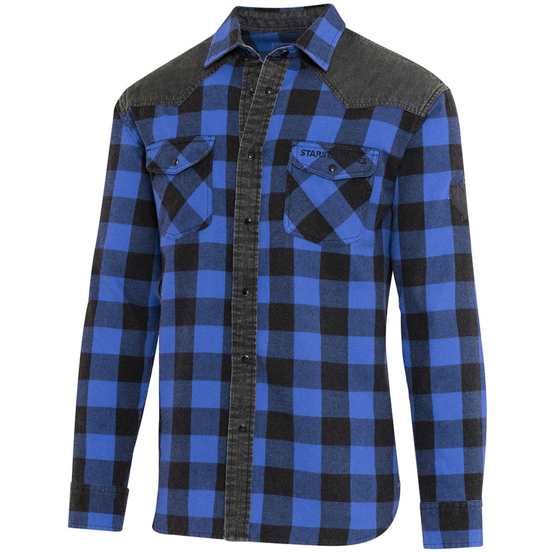 Westernhemd von Stars & Stripes - Lumberjack, Blau