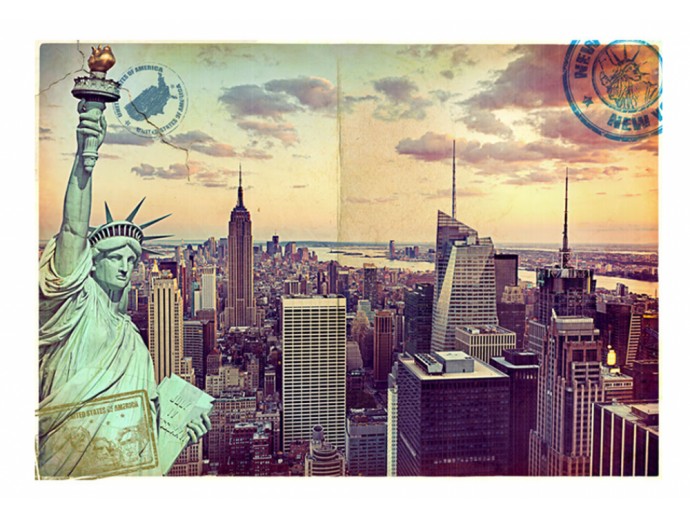 Fototapete - Postcard From New York