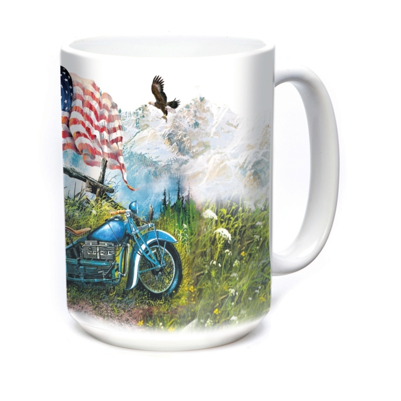 XXL-Tasse von The Mountain - Biker Americana